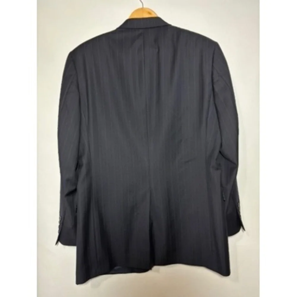 Hart Schaffner Men's 40R Pinstripe Blazer Sport‎ Coat Gold Trumpeter Classic USA